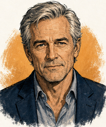 Silas North portrait card artwork.